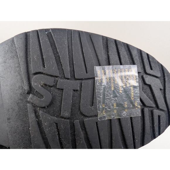 Stuart Weitzman 5050 Shimmer Riding Boots Black Metallic 4 US - Picture 12 of 13